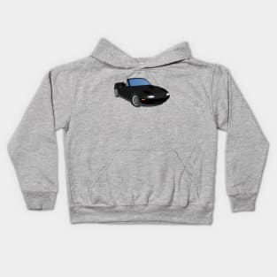 Black Miata Kids Hoodie